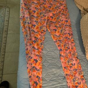 ZELOS Colorful Abstract Pattern Leggings